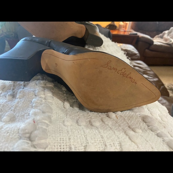 Black cow leather boots only wore a few times in good condition - Picture 7 of 10